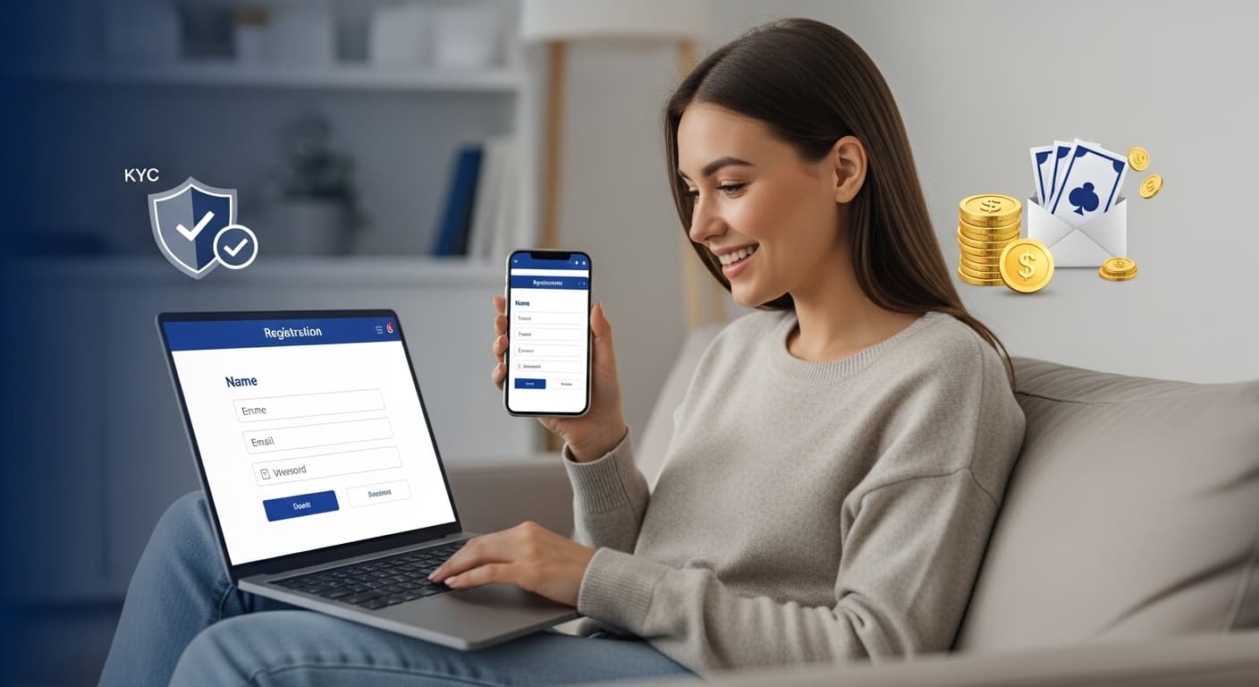 Kako se registrirati v spletni igralnici: vodnik po korakih image