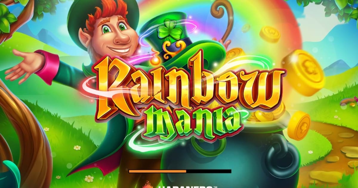 Habanero za obeležitev dneva svetega Patrika z igralnim avtomatom Rainbow Mania