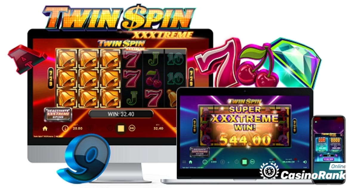 NetEnt ponuja čudovito izdajo igralnega avtomata v Twin Spin XXXtreme